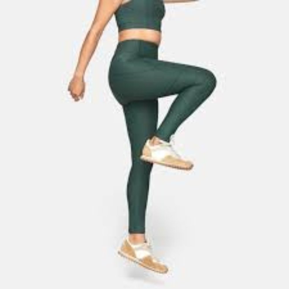 Outdoor Voices 7/8 Warmup Leggings, Forest Green